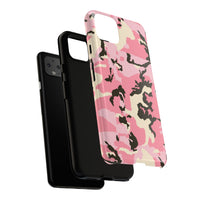 Stylish Pink Camouflage Phone Case – Tough Cases for Trendsetters