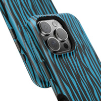 Zebra Print Magnetic Tough Case for iPhone - Durable & Stylish Phone Protection
