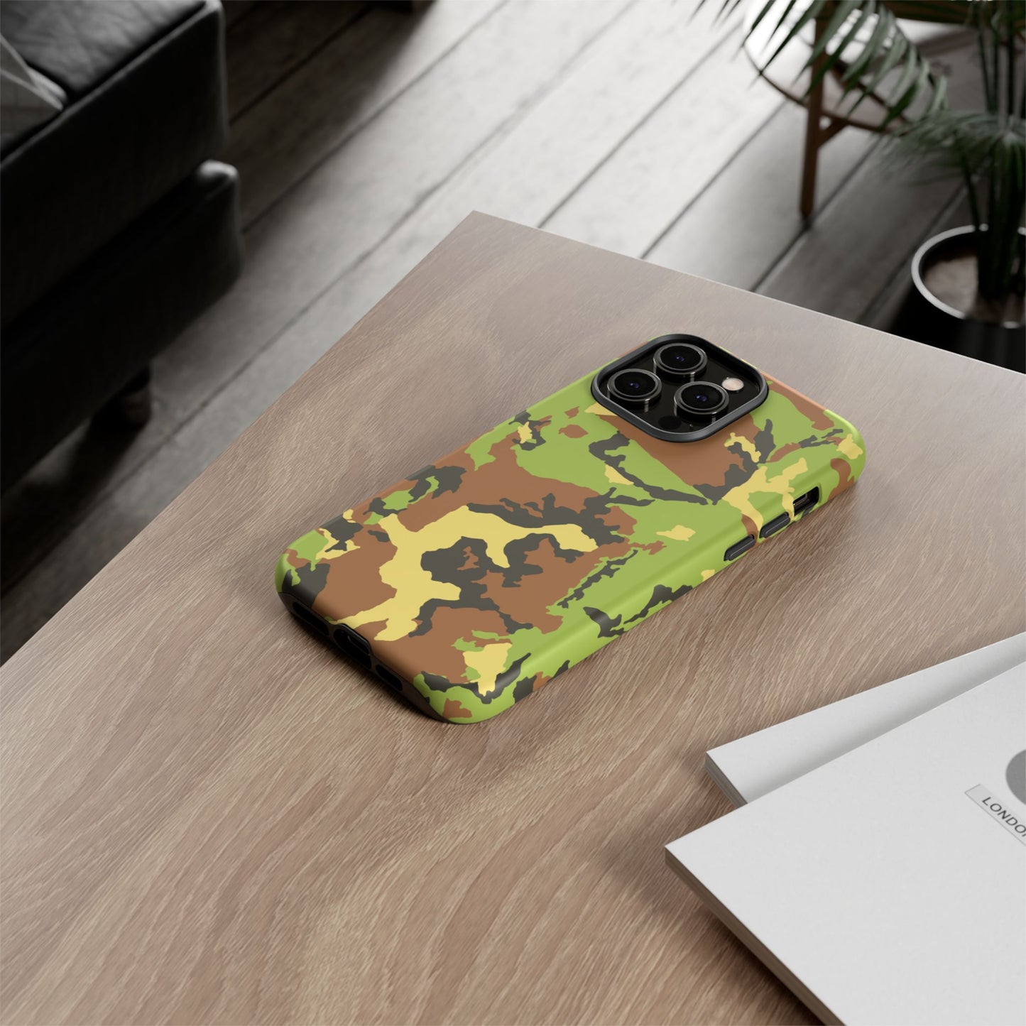 Camo Tough Phone Case - Durable Military Style Cover for Adventure Lovers