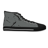 Stylish Women's High Top Sneakers - Marble Design for Everyday Wear