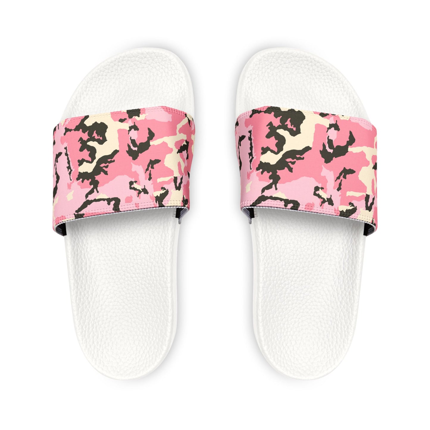 Stylish Women's Removable-Strap Sandals - Trendy Pink Camo Design