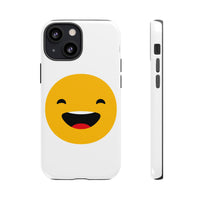 Happy Face Tough Phone Case - Durable Protection with Smile Design
