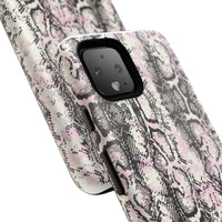 Stylish Snake Print Phone Case – Trendy Design, Tough Protection  Make a bold fashion statement while keeping your phone safe with this sleek and durable snake print case.