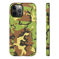 Camo Tough Phone Case - Durable Military Style Cover for Adventure Lovers