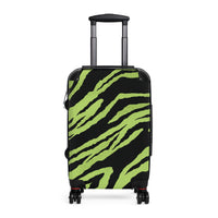 Vibrant Zebra Print Suitcase - Trendy Travel Luggage for Adventurers