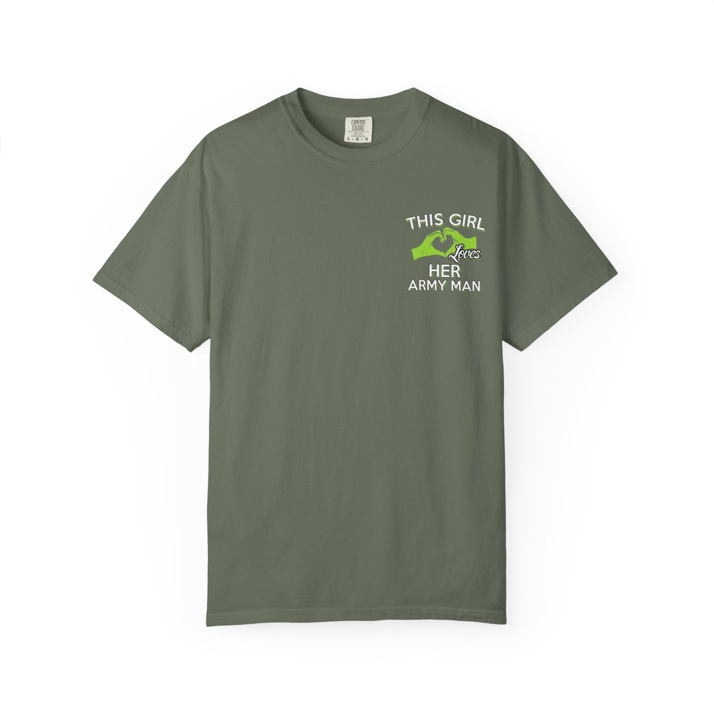 Army Wife Love T-shirt - Cute Gift for Military Girlfriends, Support Our Troops Apparel, Unisex Casual Tee, Army Partner