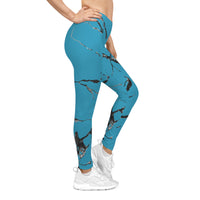 Trendy Women's Leggings, Stylish Comfort Pants, Casual Activewear, Decorative Exercise Tights, Gift for Fitness Lovers