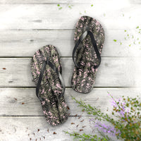 Trendy Pink Camouflage Flip Flops - Stylish Summer Sandals for Casual Wear