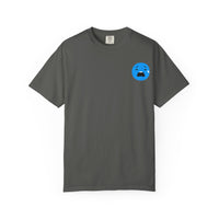 Unisex Garment-Dyed T-Shirt with Sad Emoji Design