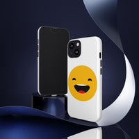 Happy Face Tough Phone Case - Durable Protection with Smile Design