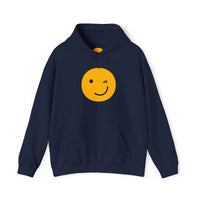 Smiley Face Unisex Hooded Sweatshirt - Fun and Cozy