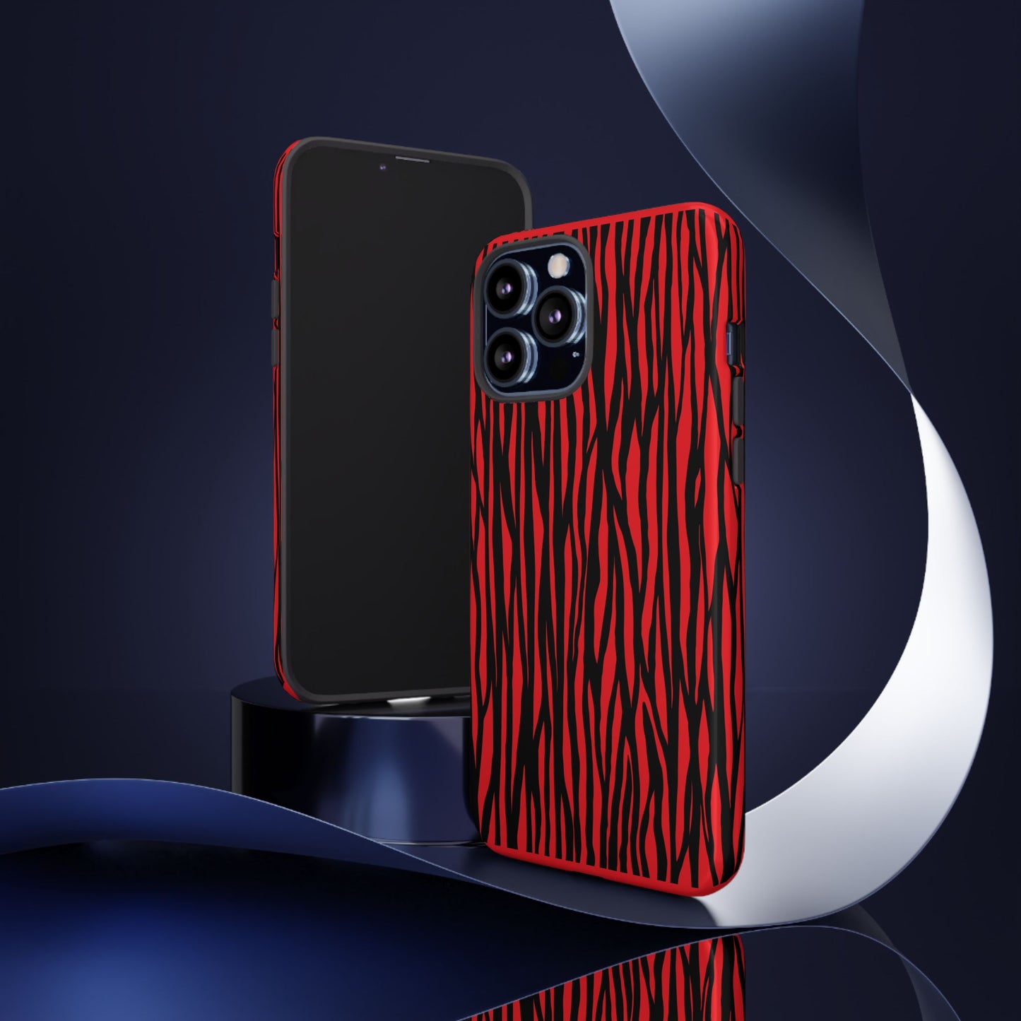 Bold Zebra Print Phone Case - Tough Protection for Trendsetters