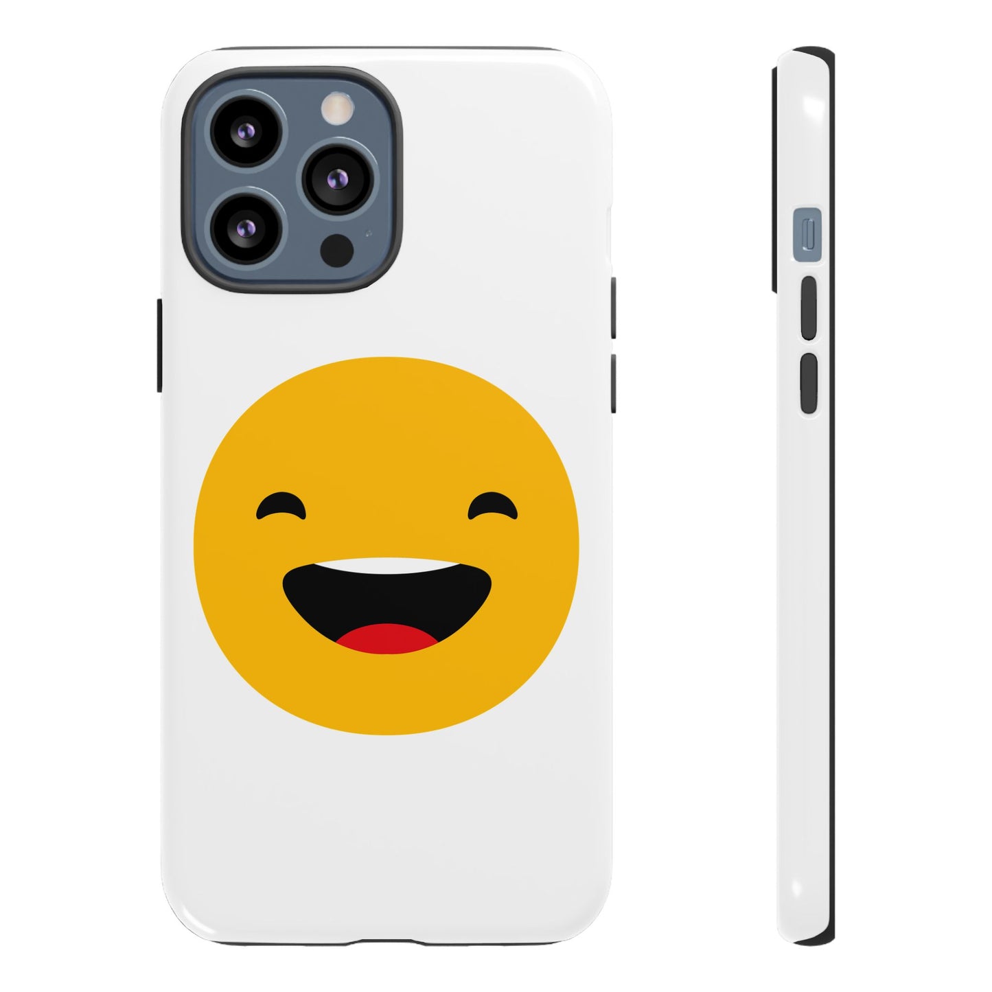 Happy Face Tough Phone Case - Durable Protection with Smile Design