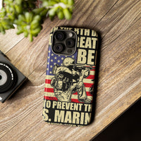 Military-Themed Phone Case - 'God Created Beer' Design