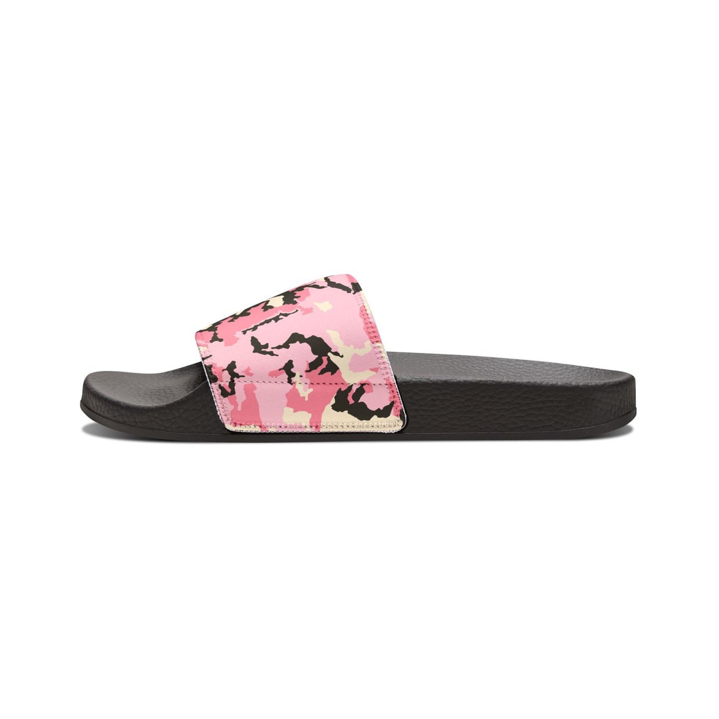 Stylish Women's Removable-Strap Sandals - Trendy Pink Camo Design