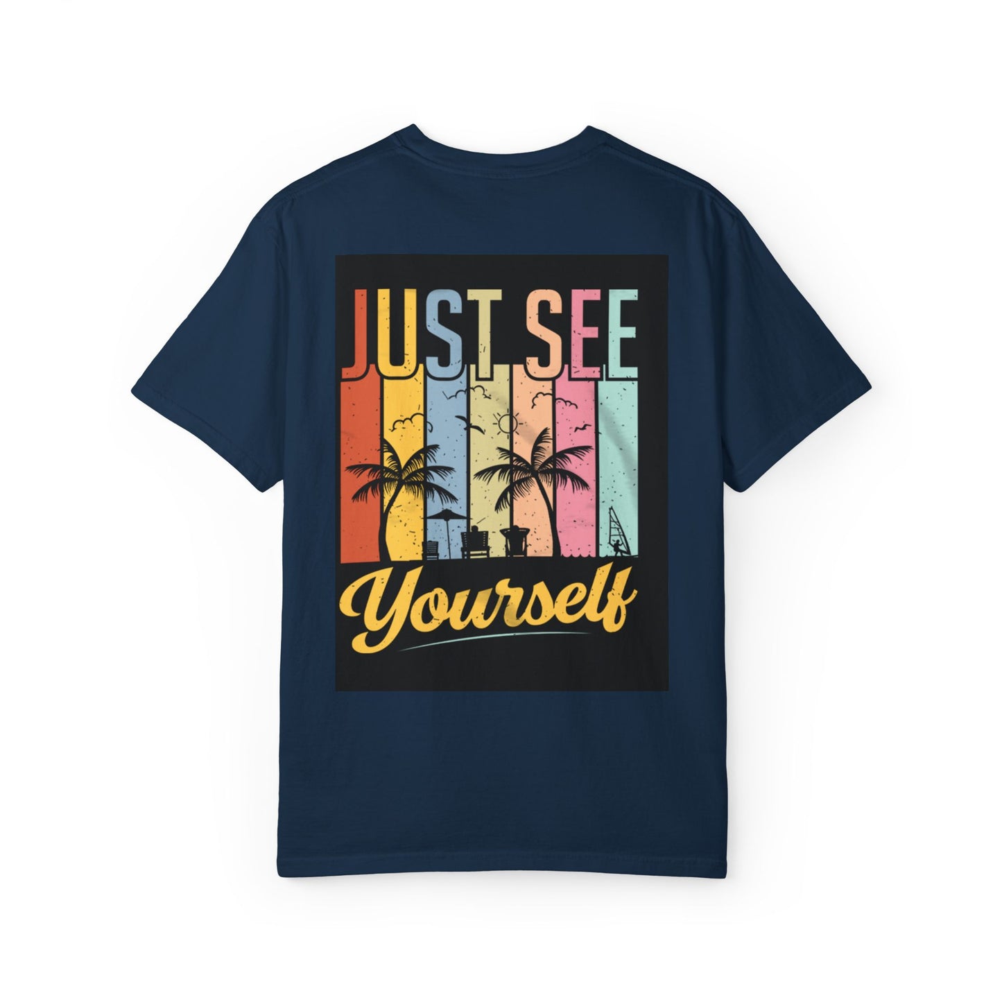 Retro Beach Vibes Unisex T-Shirt, Summer Casual Tee, Gift for Beach Lovers, Vacation Wear, Inspirational Graphic Tee, FUN