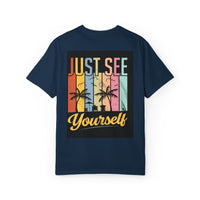 Retro Beach Vibes Unisex T-Shirt, Summer Casual Tee, Gift for Beach Lovers, Vacation Wear, Inspirational Graphic Tee, FUN