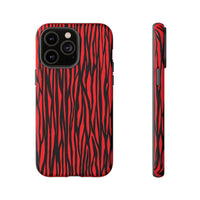 Bold Zebra Print Phone Case - Tough Protection for Trendsetters