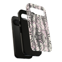Stylish Snake Print Phone Case - Tough Protection for Trendsetters