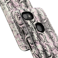 Stylish Snake Print Phone Case – Trendy Design, Tough Protection  Make a bold fashion statement while keeping your phone safe with this sleek and durable snake print case.