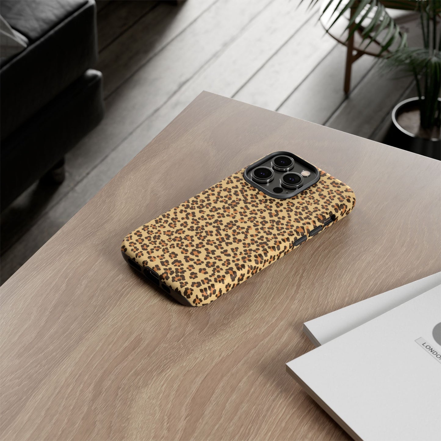 Wild Leopard Print Phone Case - Stylish & Durable Protection
