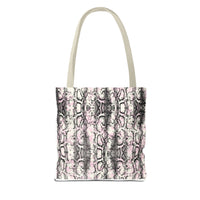 Elegant Python Print Tote Bag - Stylish and Trendy Carryall for Everyday Use