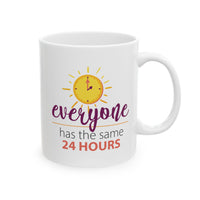 Sunshine Ceramic Mug, Coffee Cup for Morning Motivation, Gift for Friends, Inspirational Quote, Self-Care Reminder