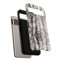 Stylish Snake Print Phone Case - Tough Protection for Trendsetters