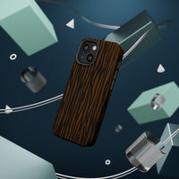 Stylish Magnetic Tough Phone Case - Bold Striped Design