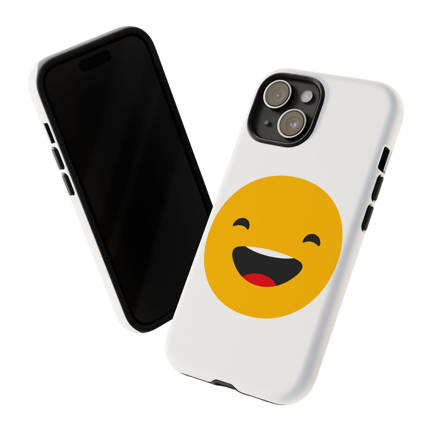 Happy Face Tough Phone Case - Durable Protection with Smile Design