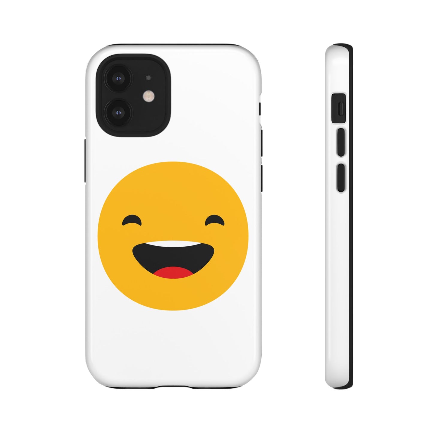 Happy Face Tough Phone Case - Durable Protection with Smile Design