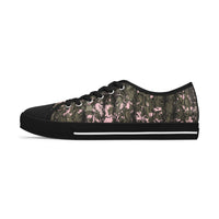 Stylish Floral Low Top Sneakers for Women - Trendy Casual Footwear