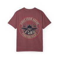 Vintage Fighter Pilot T-Shirt, Unisex Aviation Tee, Gift for Aviation Lovers, Military Shirt, Airplane Enthusiast Apparel