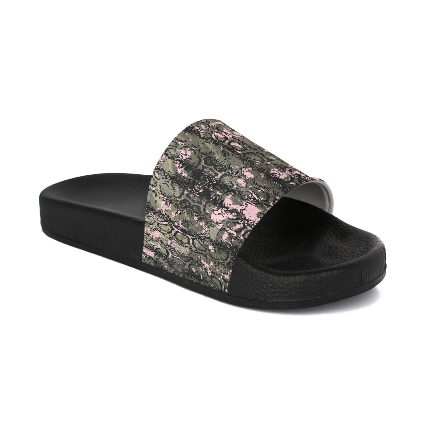 Stylish Python Print Slide Sandals for Women - Perfect for Summer & Casual Outings
