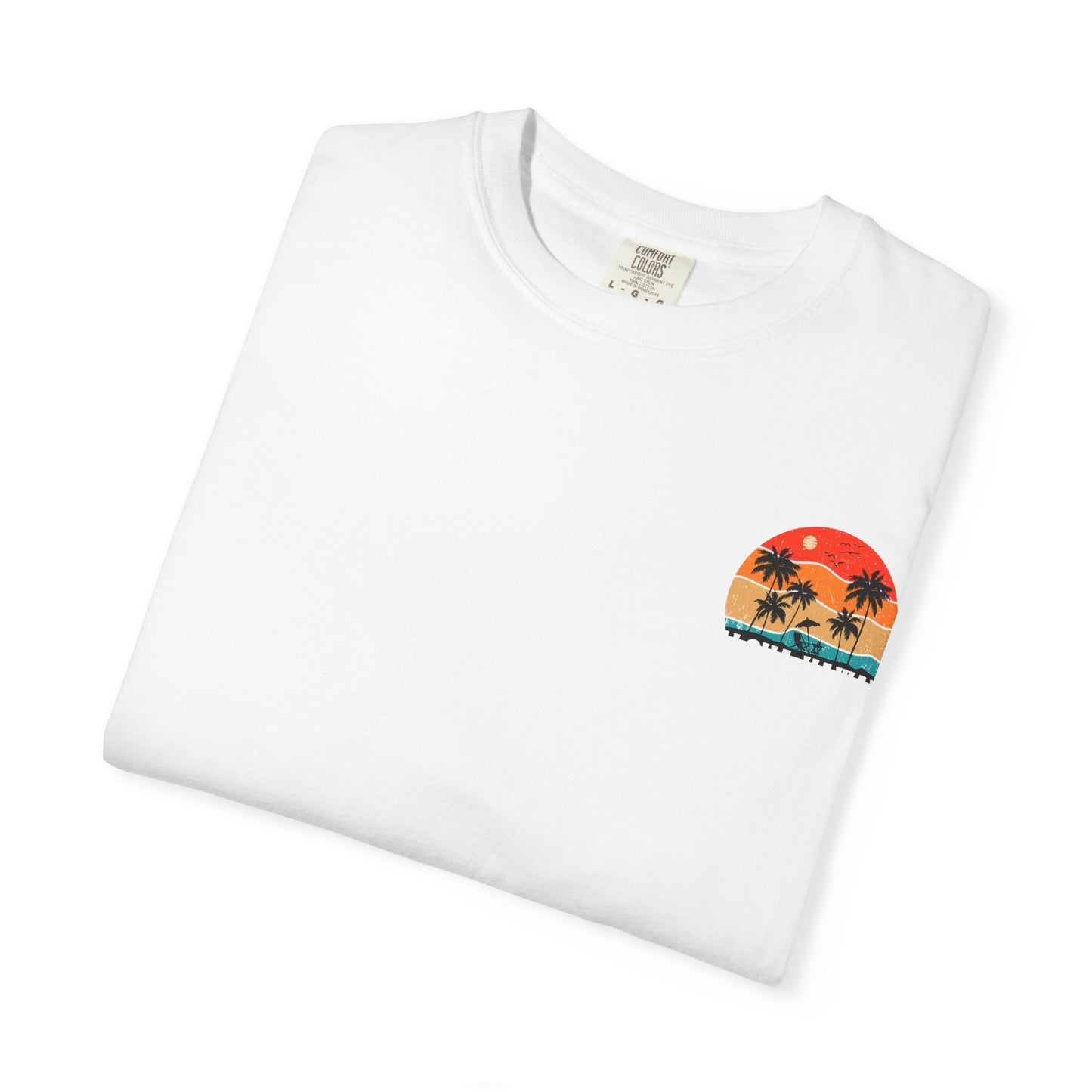 Sunset Vibe Unisex T-Shirt - Tropical Paradise Design