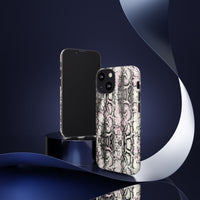 Stylish Snake Print Phone Case – Trendy Design, Tough Protection  Make a bold fashion statement while keeping your phone safe with this sleek and durable snake print case.