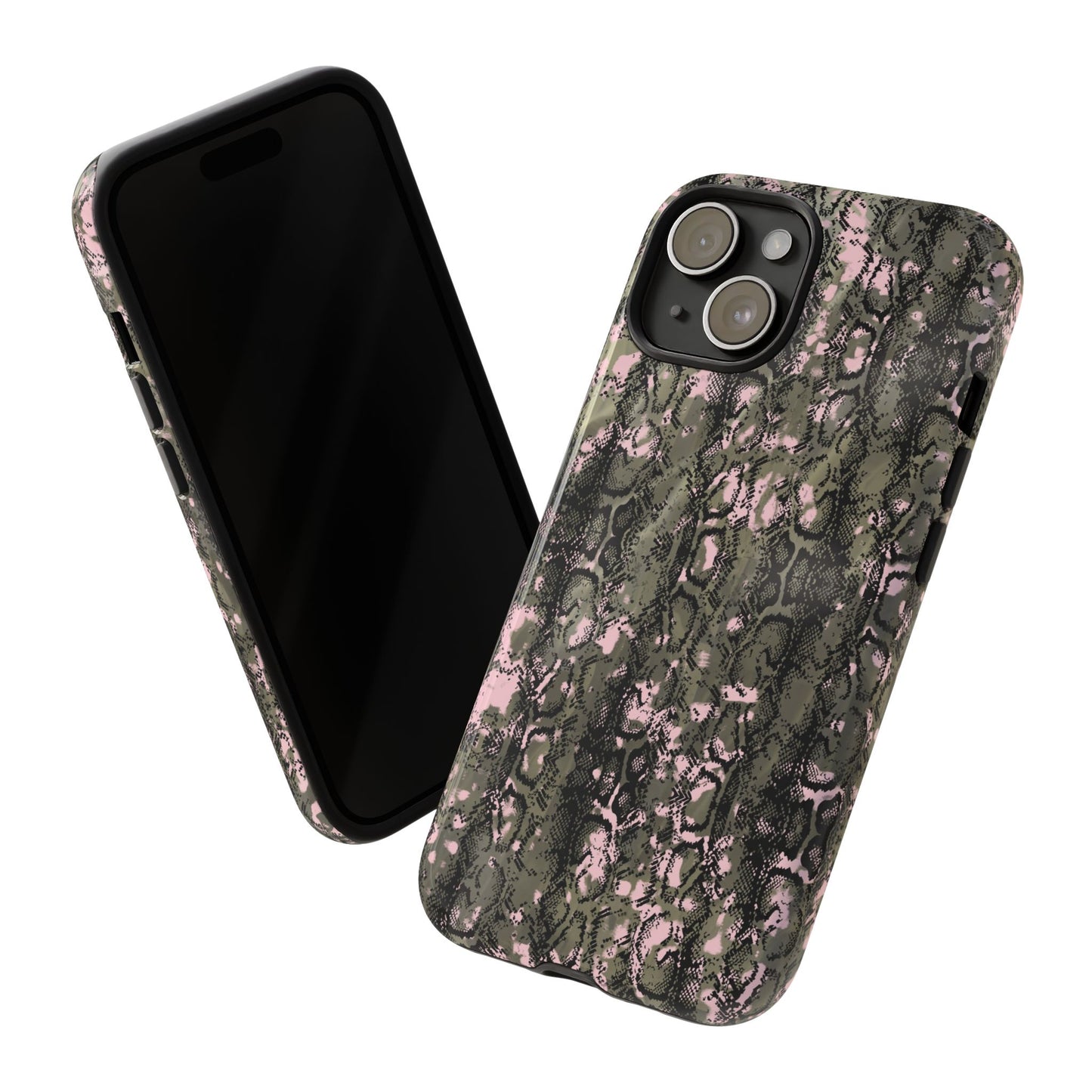 Stylish Snake Print Phone Case for Tough Protection