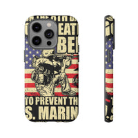 Military-Themed Phone Case - 'God Created Beer' Design