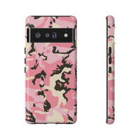 Stylish Pink Camouflage Phone Case – Tough Cases for Trendsetters