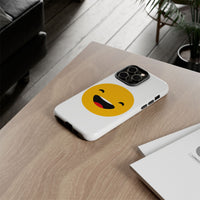 Happy Face Tough Phone Case - Durable Protection with Smile Design