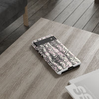 Stylish Snake Print Phone Case – Trendy Design, Tough Protection  Make a bold fashion statement while keeping your phone safe with this sleek and durable snake print case.