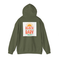 Beach Baby Hooded Sweatshirt | Summer Vibes, Beach Lover Gift, Unisex Casual Wear, Cozy Hoodie, Fun Beachwear