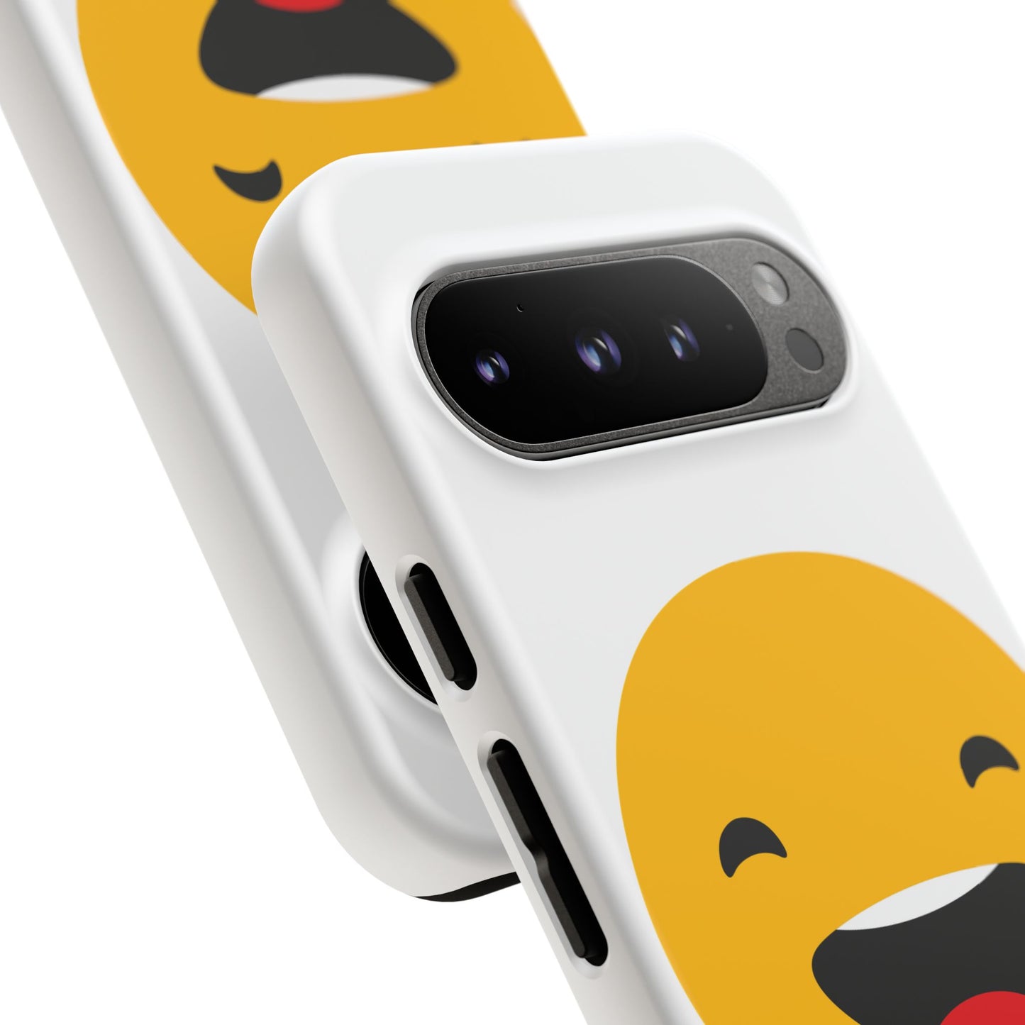 Happy Face Tough Phone Case - Durable Protection with Smile Design