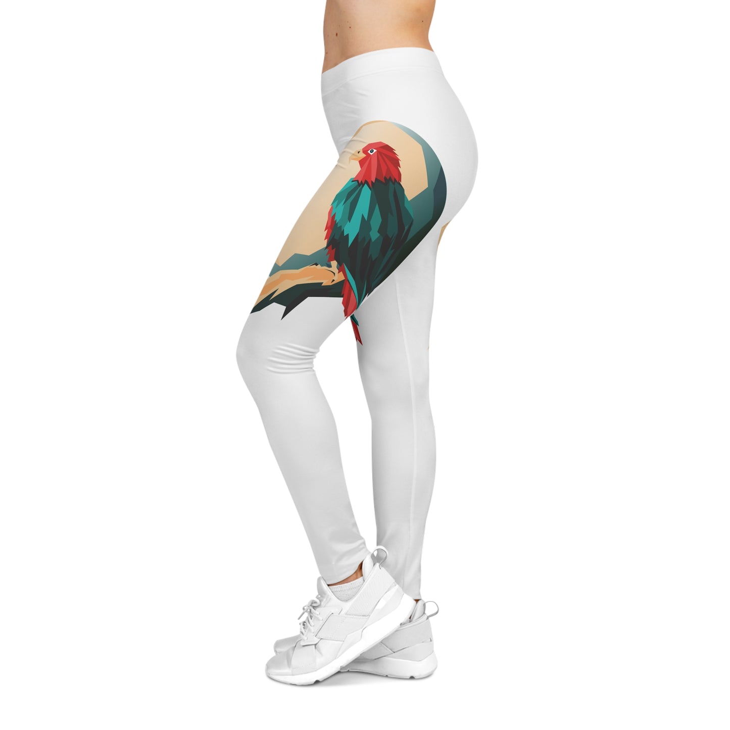 Tropical Bird Graphic Women's Casual Leggings