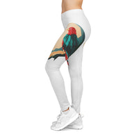 Tropical Bird Graphic Women's Casual Leggings