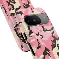 Stylish Pink Camouflage Phone Case – Tough Cases for Trendsetters