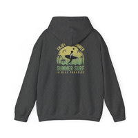 Summer Surf Vibes Hoodie – Unisex Heavy Blend™ Sweatshirt for Beach Lovers, Perfect Gift for Surfing, Casual Wear, Summer