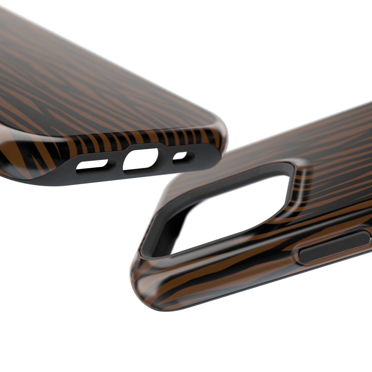 Stylish Magnetic Tough Phone Case - Bold Striped Design