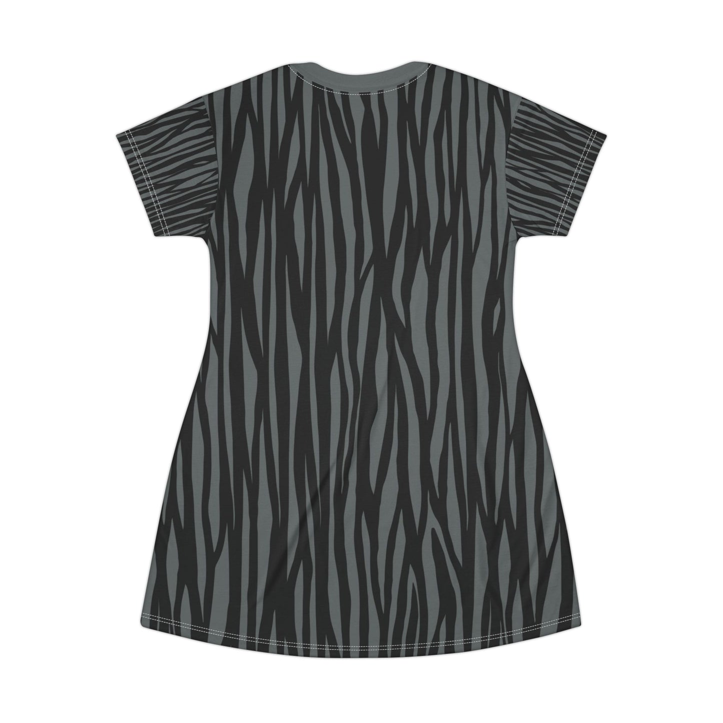 Trendy Zebra Print T-Shirt Dress for Casual Summer Style
