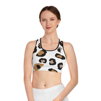 Leopard Print Sports Bra - Stylish Activewear for Workouts & Fitness Enthusiasts